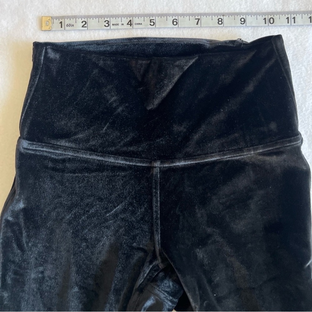 Lululemon Women’s High Waist Wunder Lounge Velvet Leggings Navy Size 4 - Picture 3 of 9